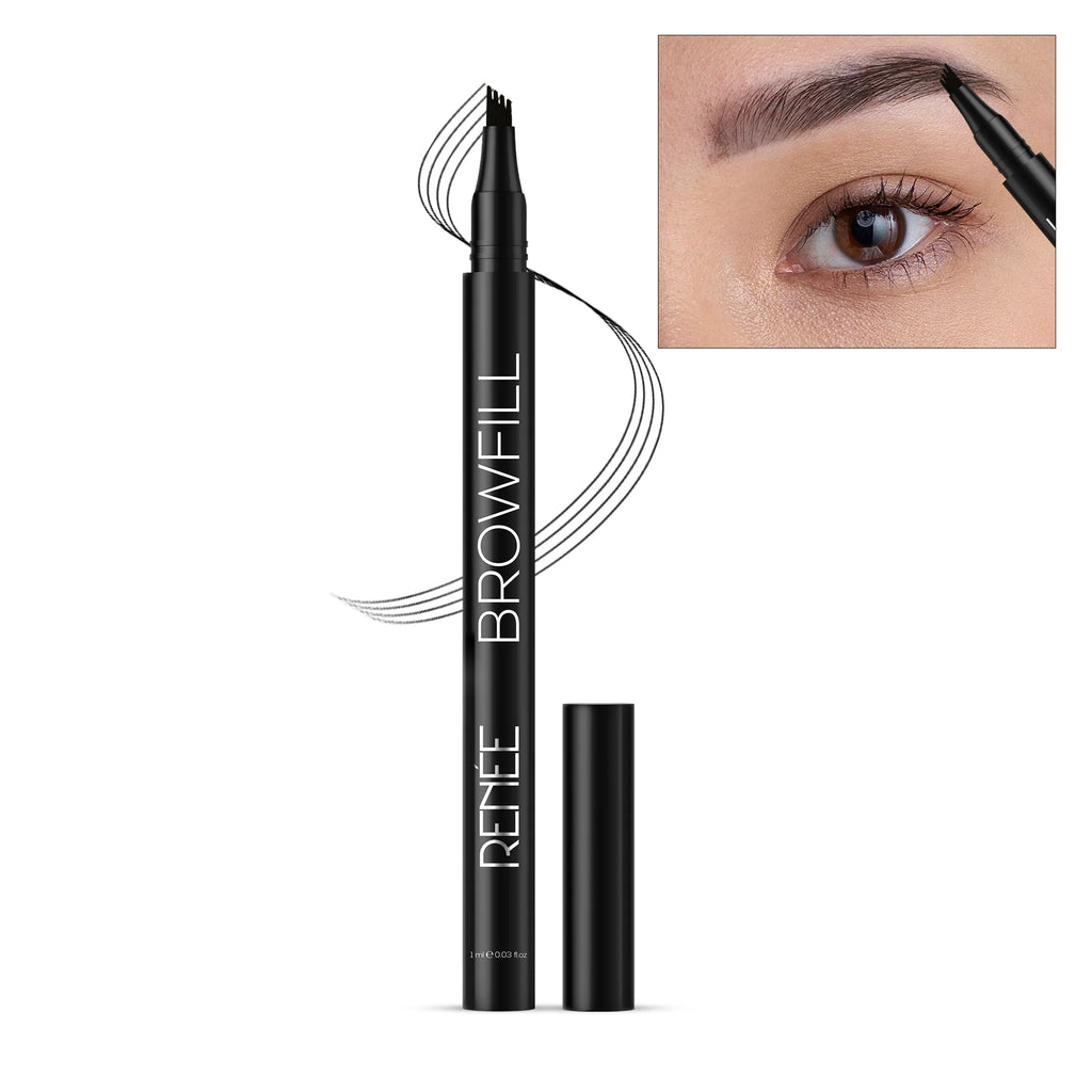 RENEE Browfill Eyebrow Pen, BLACK 1ml