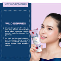 Glowup BERRYLICIOUS WILD BERRIES FACEWASH 100g