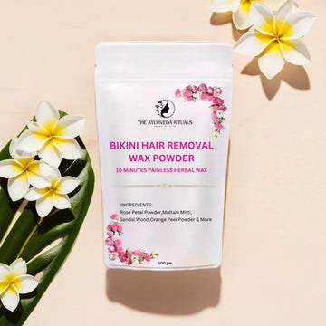 The Ayurveda Rituals Bikini Hair Removal Wax – 10 Min Herbal Wax Powder 100G