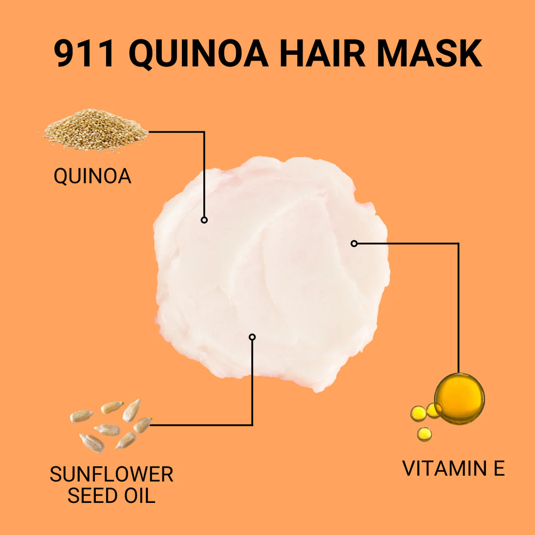 BIOTOP PROFESSIONAL 911 Quinoa Hair Mask 250ml