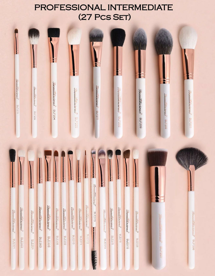 Beautilicious 27 Pcs Intermediate Brush Set+Kit