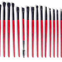 BEAUTILICIOUS Hued Collection Brush Kit (25 Pcs.) + Free Onyx Glam Brush book (Brush folder)