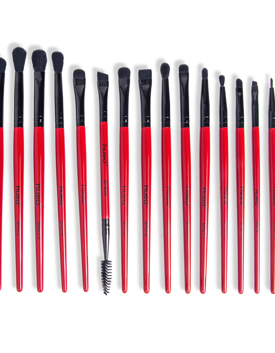 BEAUTILICIOUS Hued Collection Brush Kit (25 Pcs.) + Free Onyx Glam Brush book (Brush folder)