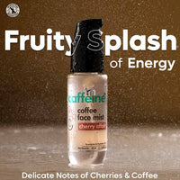 mcaffeine Cherry Affair Energizing Coffee Face Mist with Hyaluronic Acid for Instant Glow & Hydration - 50 ml