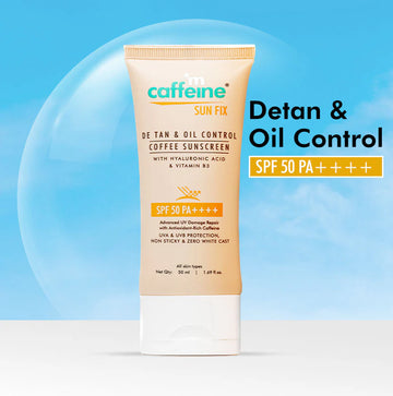 Detan & Oil Control Coffee Sunscreen SPF 50 PA++++ 50 ml