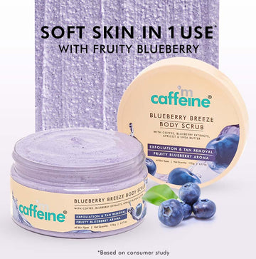 mCaffeine Blueberry Breeze Body Scrub 175g