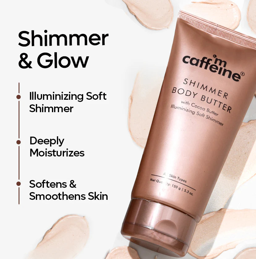 Mcaffine Shimmer Body Butter with Cocoa Butter - 150 g