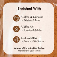 Mcaffine Naked & Raw Espresso Coffee Body Wash + Scrub with Natural AHA - 300ml