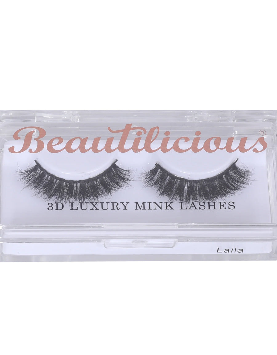 Beautilicious 3D Luxury Mink Lashes Laila