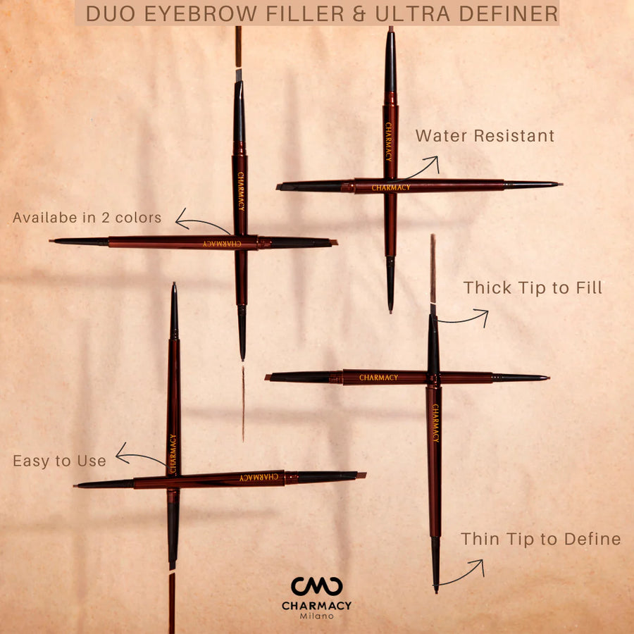 CHARMACY MILANO Duo Eyebrow Filler & Ultra Definer