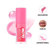 Forever52 Juicy Glow Lip Oil – Hydrating Tinted Lip Gloss, Plumping & Nourishing Formula | Non-Sticky, High Shine Gloss | Sheer Juicy Tint for Soft Lips 3ML