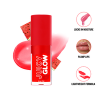 Forever52 Juicy Glow Lip Oil – Hydrating Tinted Lip Gloss, Plumping & Nourishing Formula | Non-Sticky, High Shine Gloss | Sheer Juicy Tint for Soft Lips 3ML