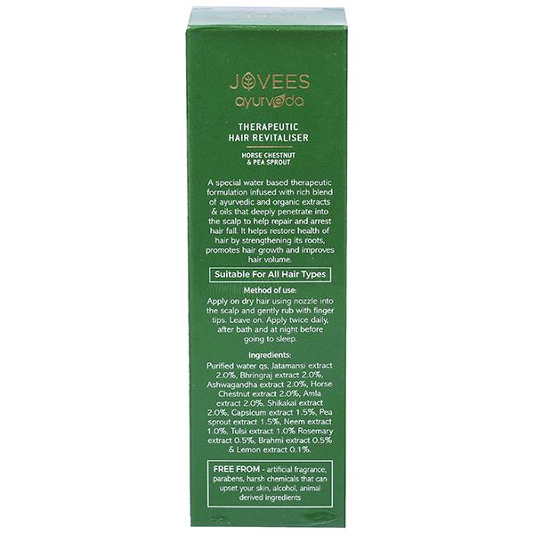 Jovees Ayurveda Therapeutic Hair Revitaliser Horse Chestnut & Pea Sprout 60 ml