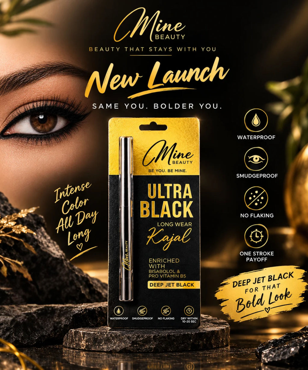 Mine Beauty Ultra Black Long Wear Kajal 0.3g