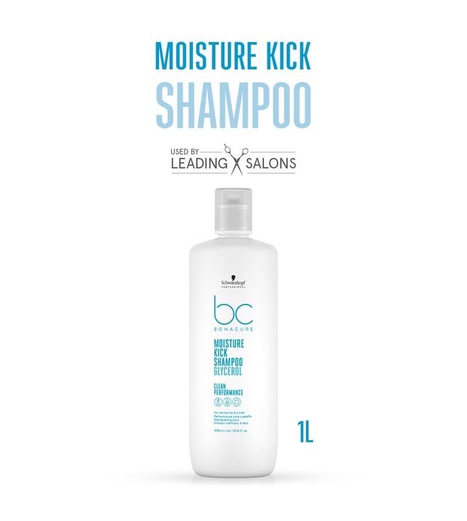 Schwarzkopf Professional Bonacure Moisture Kick Shampoo with Glycerol 1000ml