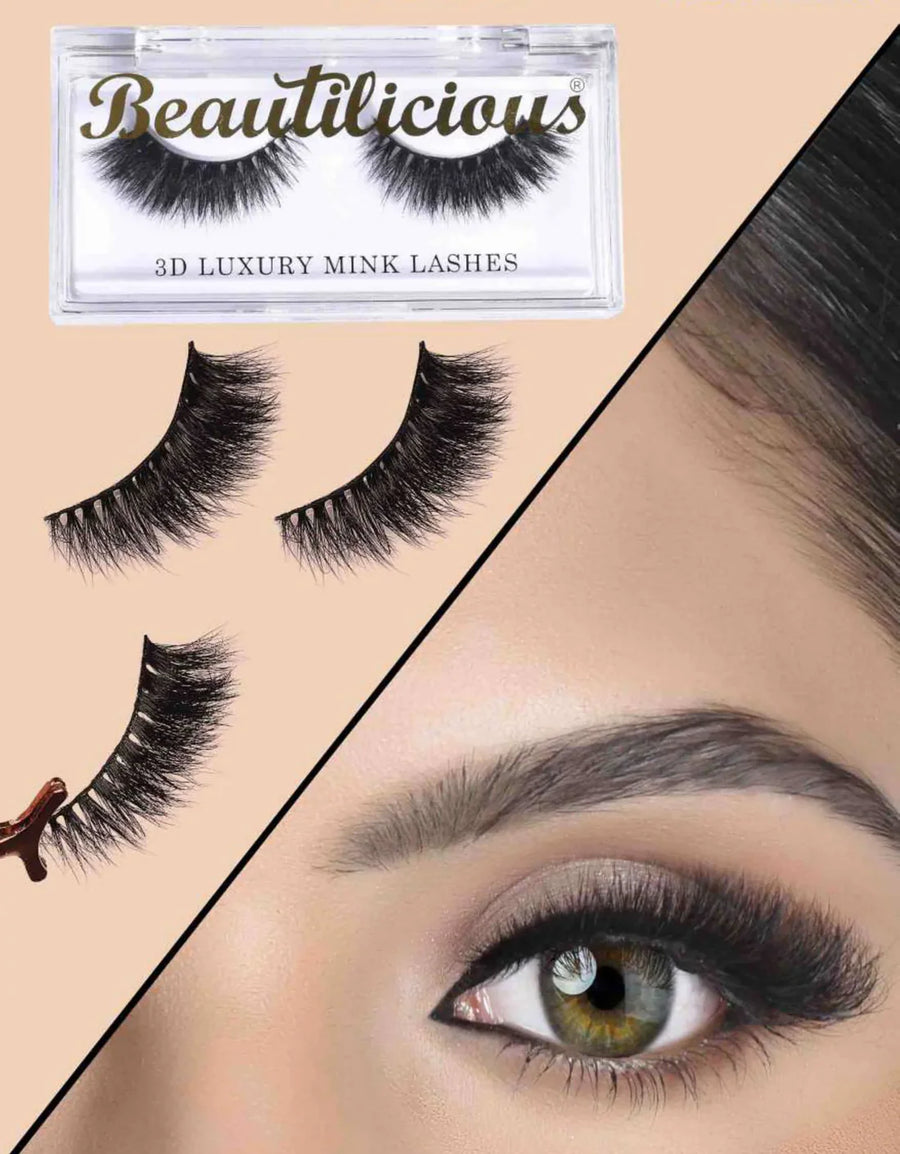 Beautilicious 3D Luxury Mink Lashes