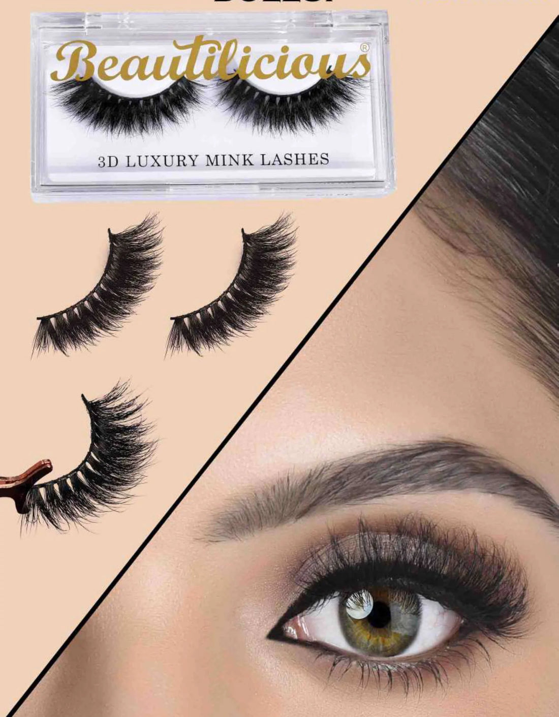 Beautilicious 3D Luxury Mink Lashes Doll Up