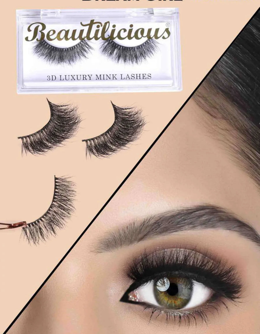 Beautilicious 3D Luxury Mink Lashes