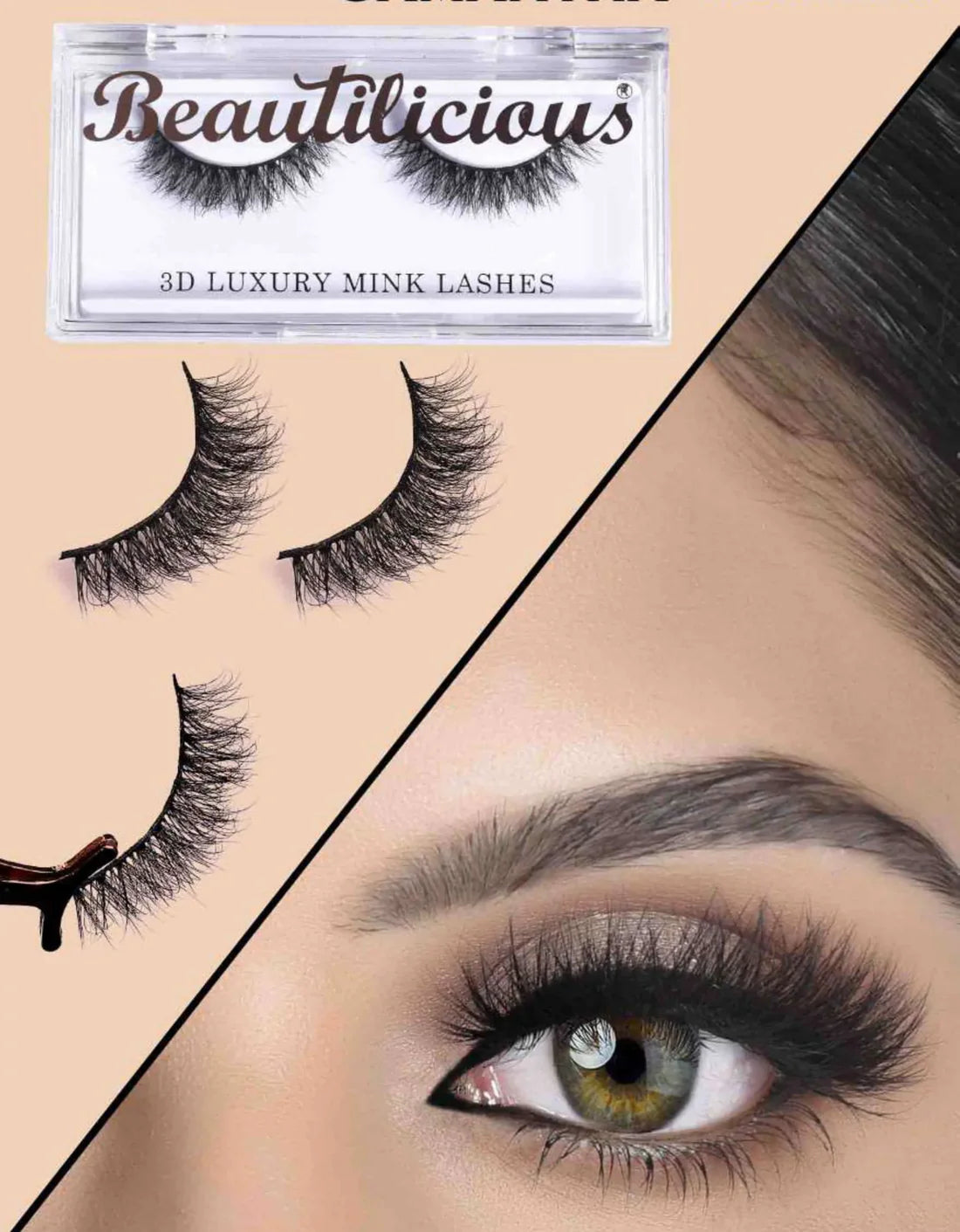 Beautilicious 3D Luxury Mink Lashes