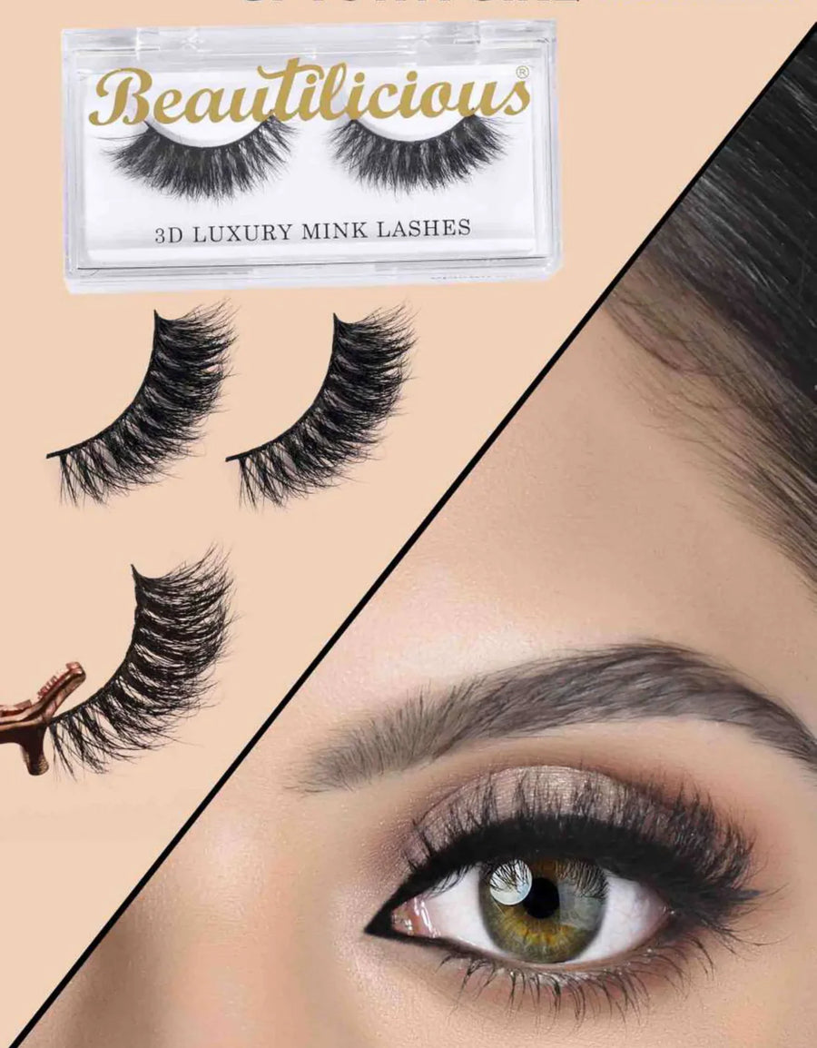 Beautilicious 3D Luxury Mink Lashes