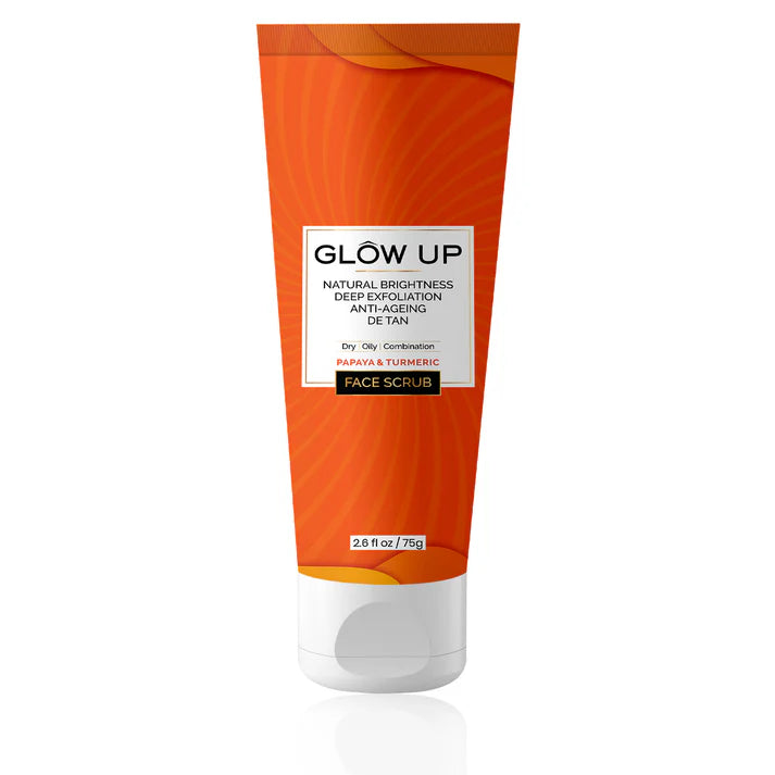 Glowup PAPAYA & TURMERIC FACE SCRUB 75g