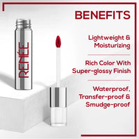 RENEE Gloss Stay - Transfer Proof Glossy Liquid Lip Color Rosalia
