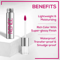 RENEE Gloss Stay - Transfer Proof Glossy Liquid Lip Color Sarah