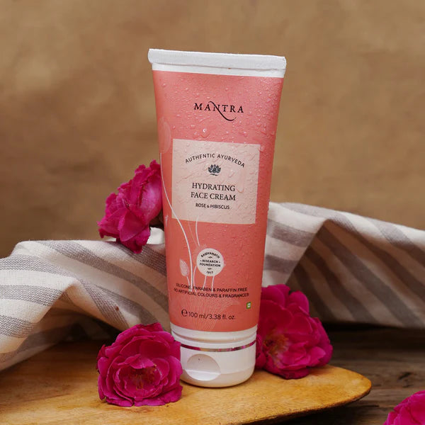 Mantra Hydrating Face Cream Rose & Hibiscus 100ml