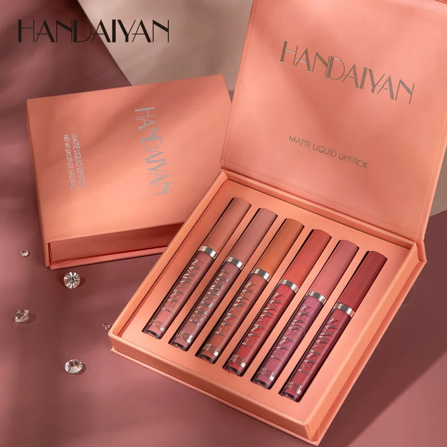 HANDAIYAN Matte Liquid Lipstick Net Wt (6x2.5ml)