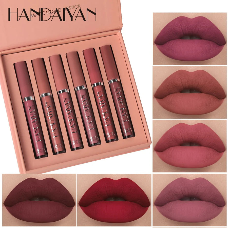 HANDAIYAN Matte Liquid Lipstick Net Wt (6x2.5ml)