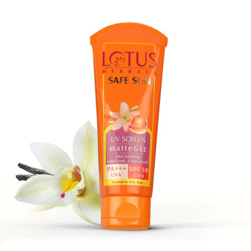 Lotus Herbals Safe Sun UV Screen MatteGEL Sunscreen SPF 50 PA+++ 50g