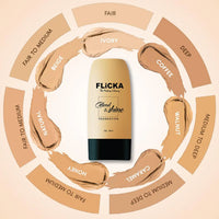 Flicka Blend & Shine Foundation 01 Ivory