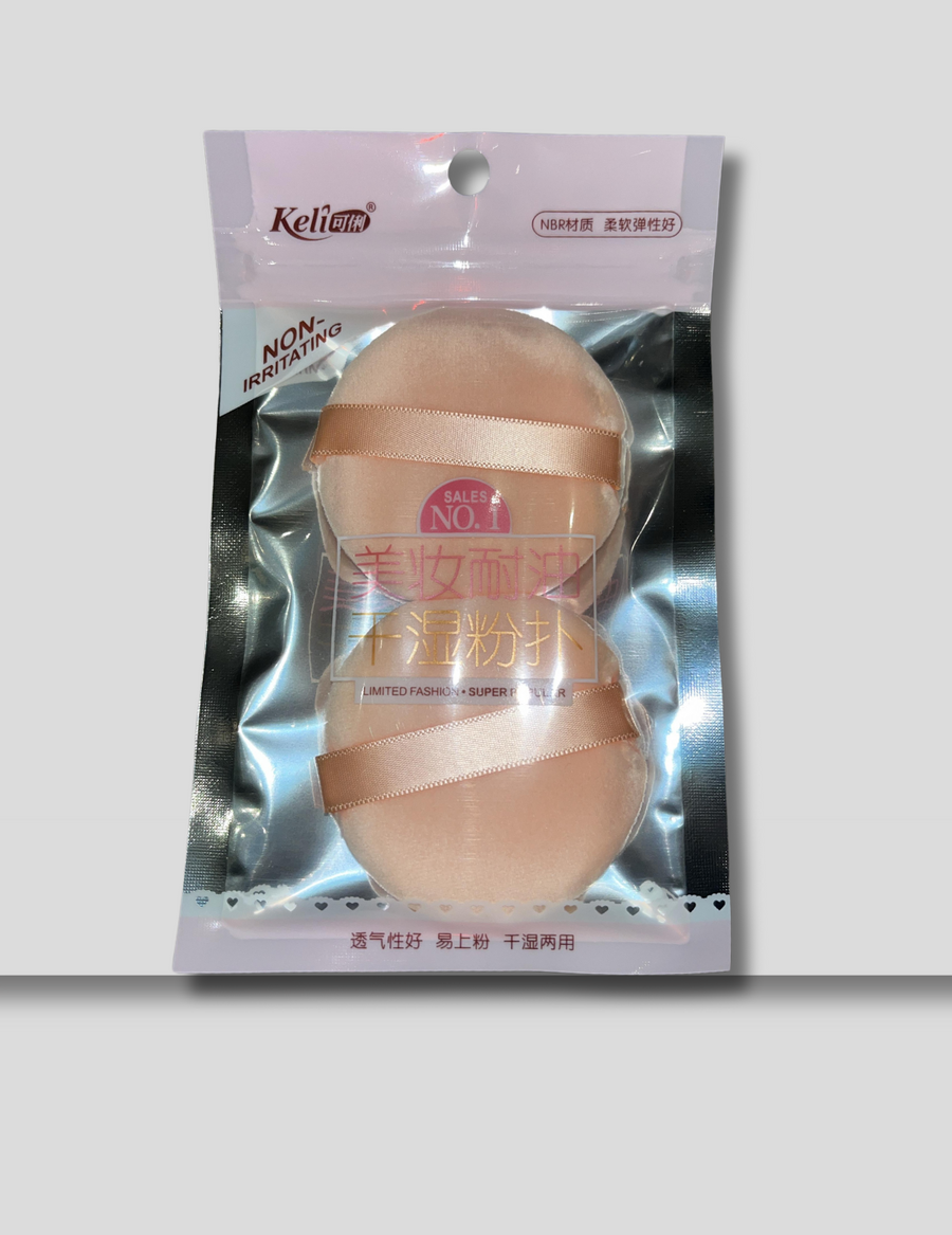 Keli Makeup Non Irritating 2 pcs Powder Puff