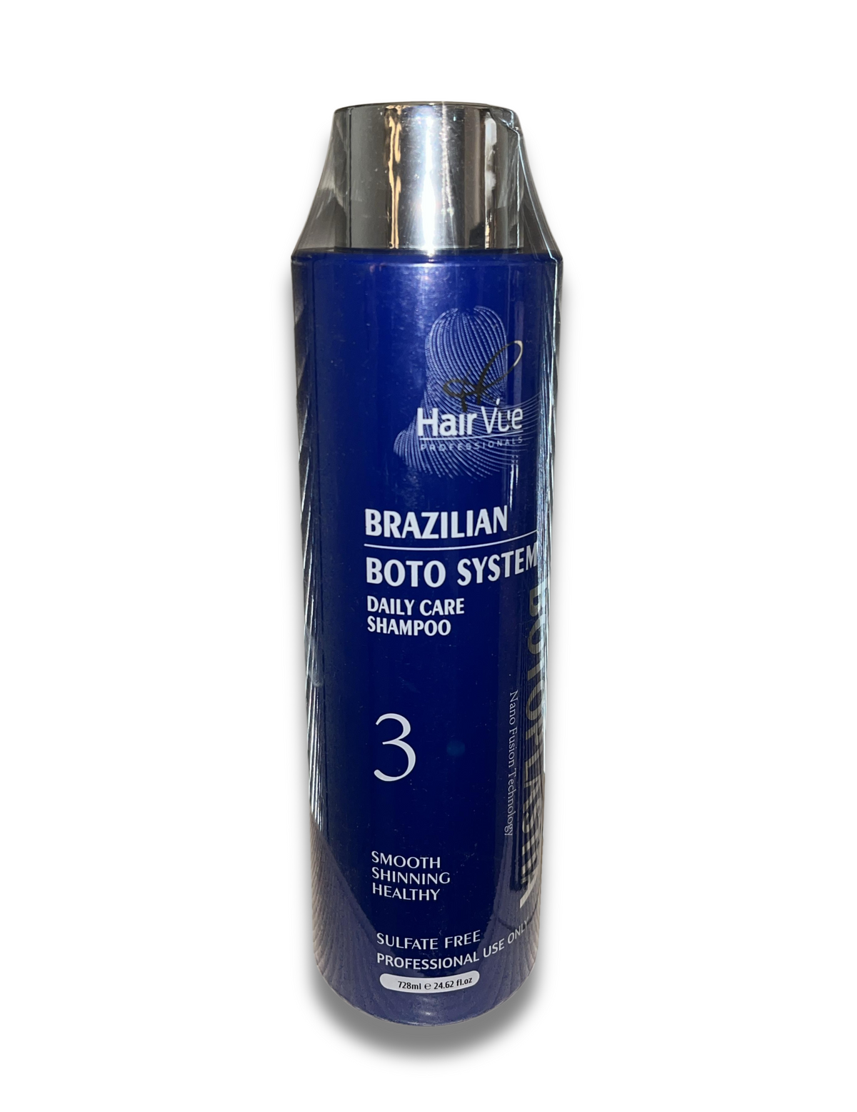 hair Vue Professionals Brazilian Boto System Daily Care Shampoo Botoplastia ( 3 ) 728ml