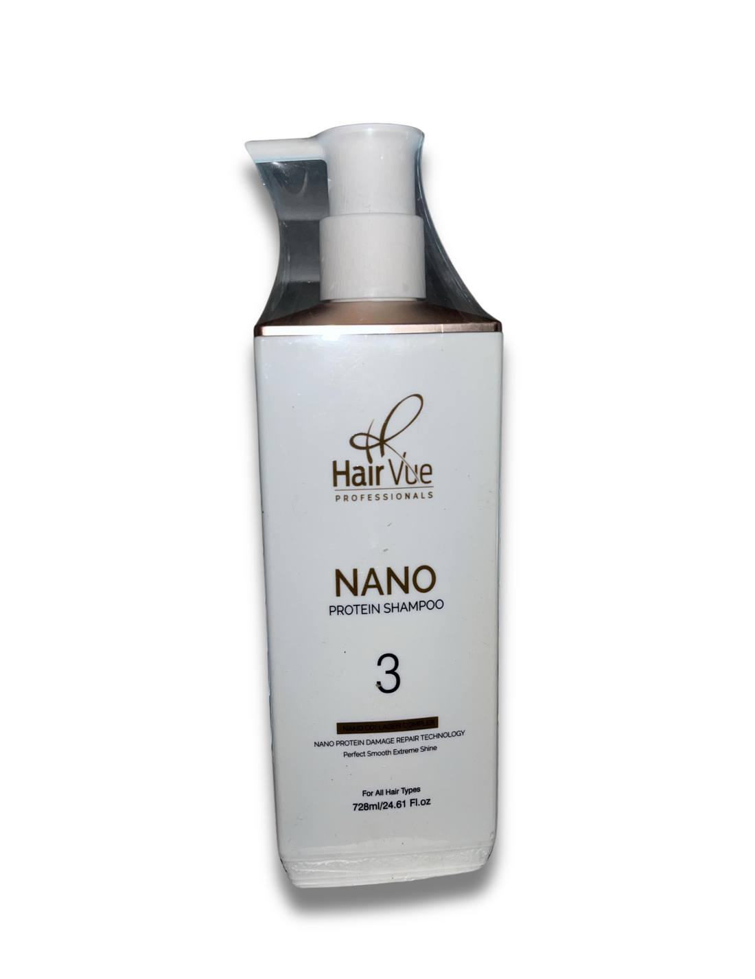 hair Vue Professionals Nano Protein Shampoo ( 3 ) 728ml