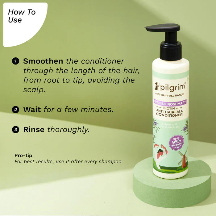 PILGRIM Spanish Rosemary & Biotin Anti-Hairfall Conditioner 200ml