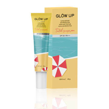 Glowup TINTED SUNSCREEN WITH SPF 50 & PA+++ 40g