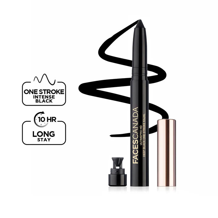 Faces Canada Ultime Pro HD Deep Black One Stroke Kajal 1.4g