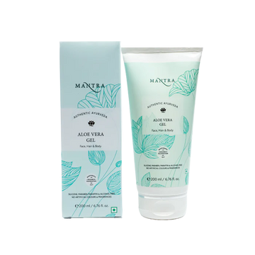 Mantra Aloe Vera Gel Face, Hair & Body for Hydrates and Soothes the Skin 200 ml