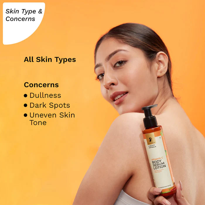 PILGRIM VITAMIN C BODY SERUM LOTION Kakadu Plum & Lime Pearl 150ml