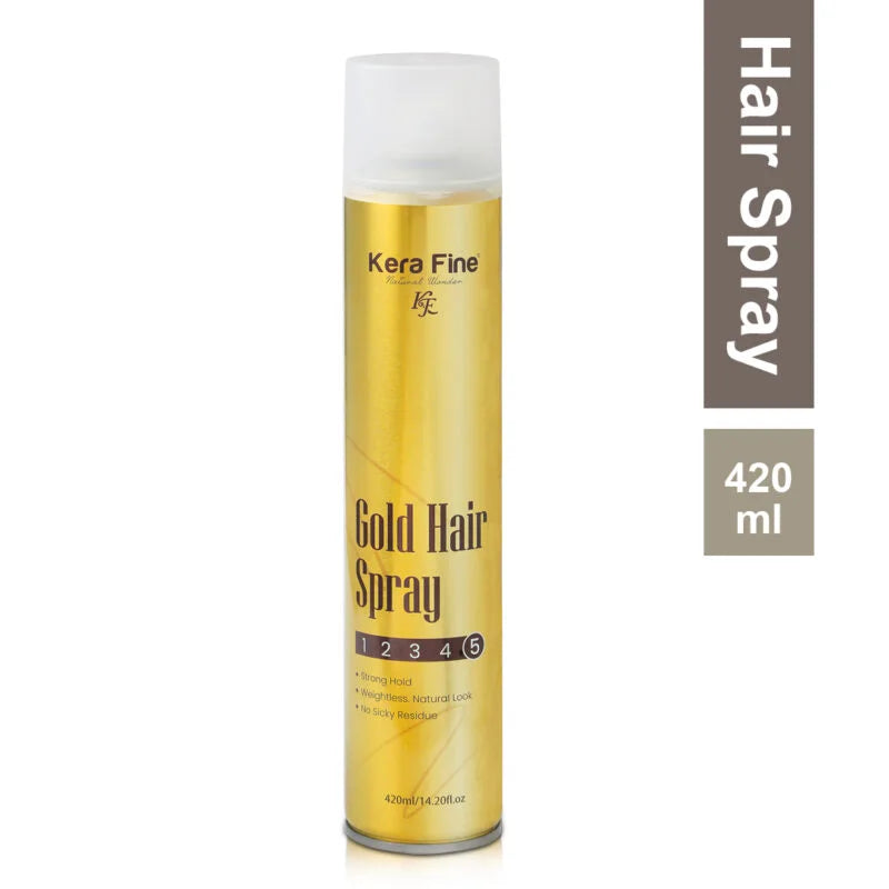 Kera Fine Gold Hair Spray 420ml