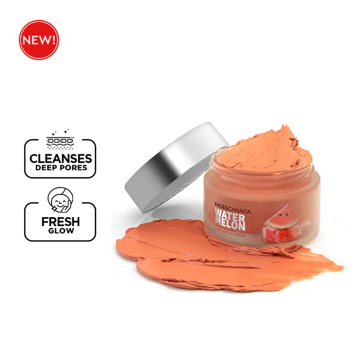 Faces Canada Water Melon Fresh Glow Clay Facial Mask 50g