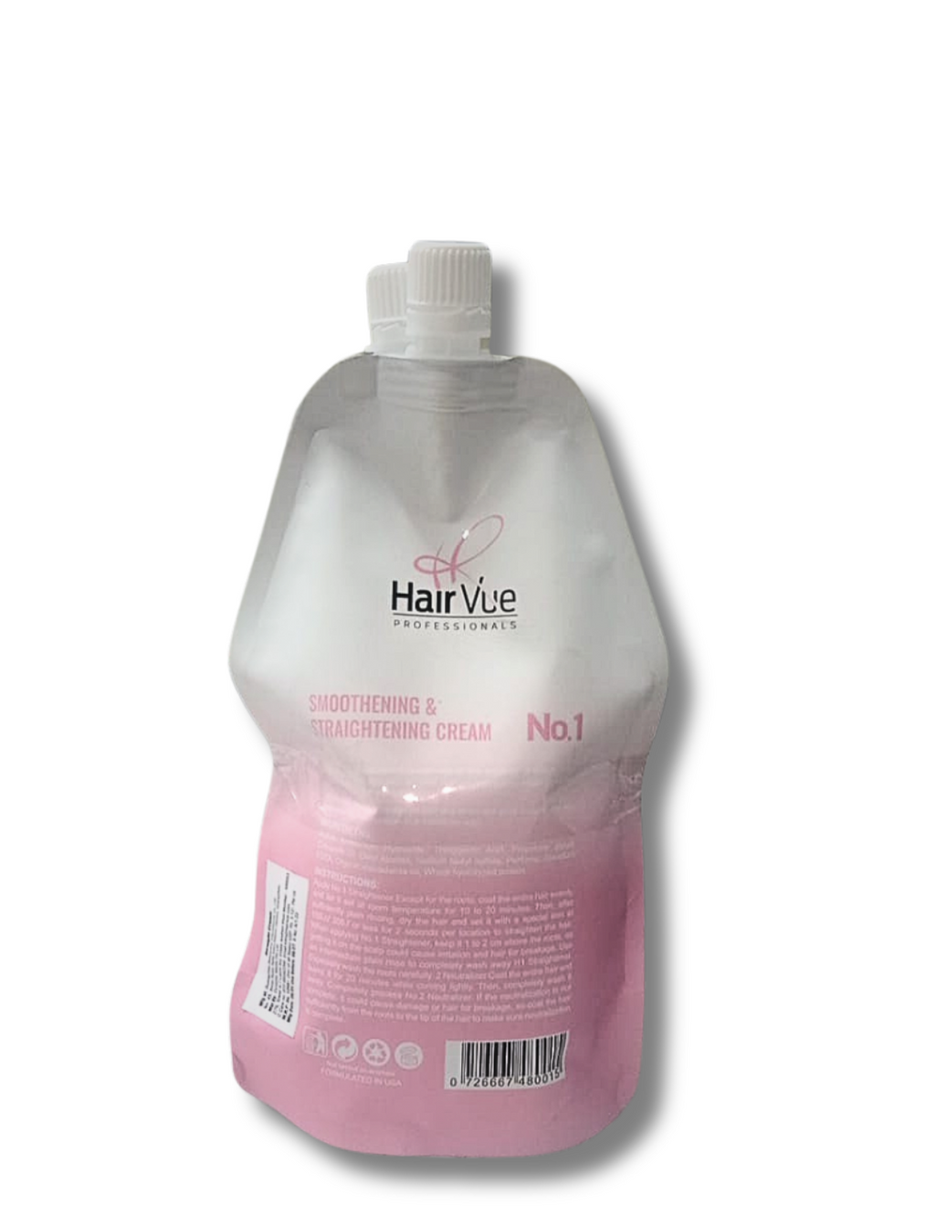 Hair Vue Professionals Smoothing & Straightening Cream Conditioning Cream No.1 And No.2 Combo