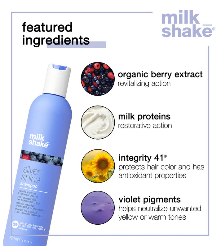 milk shake silver shine shampoo 300ml