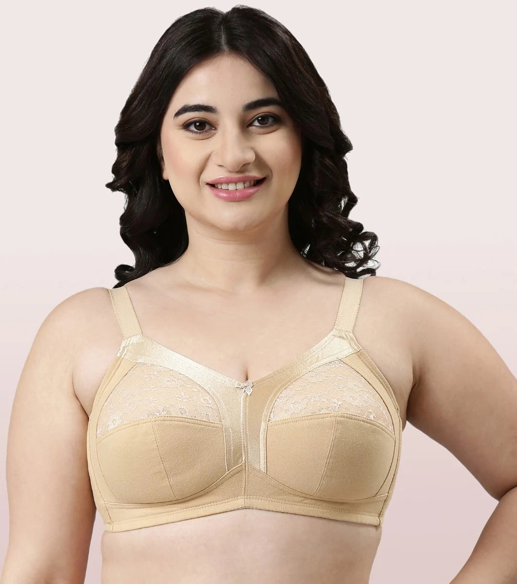 Non Padded Non Wired Cotton Support Bra FF01
