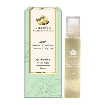 Shankara Aura Essential Oil Deodorant - Geranium & Ylang Ylang 10ml