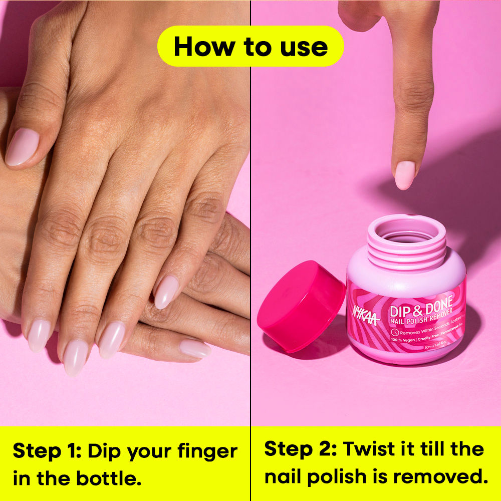 Nykaa Cosmetics Dip & Done Nail Polish Remover 50ml
