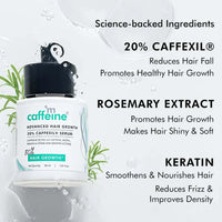 Mcaffeine Advanced Hair Growth 20% Caffexil® Hair Serum with Rosemary 30 ML