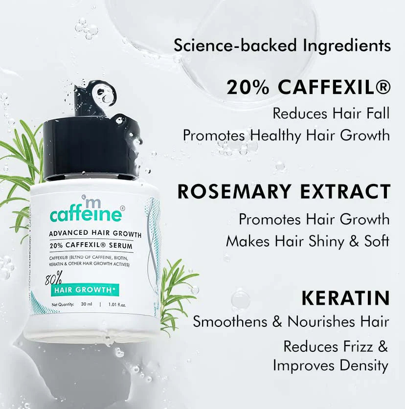 Mcaffeine Advanced Hair Growth 20% Caffexil® Hair Serum with Rosemary 30 ML