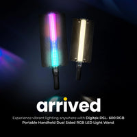 Digitek DSL-600 RGB is a Portable Handheld RGB LED Light Wand